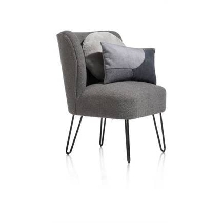 Coco Maison Maud fauteuil Antraciet